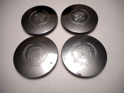 4) set 97-05 1997-2005 1998 1999 cadillac deville chrome wheel center cap 6 5/8