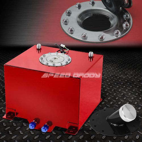 8 gallon/30.5l red coat aluminum fuel cell tank+level sender+45° filler neck+cap