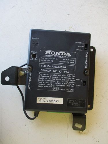 2002 honda accord oem security control main unit module