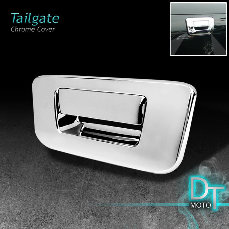 07-11 silverado/sierra chrome tailgate handle bezel cover w/o camera hole