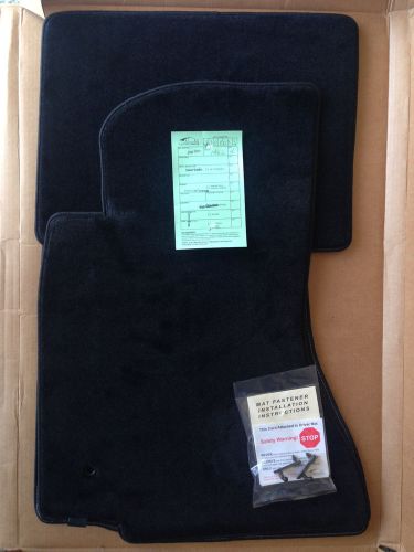 Lloyd velourtex black floor mat set (front and back) for cadillac catera