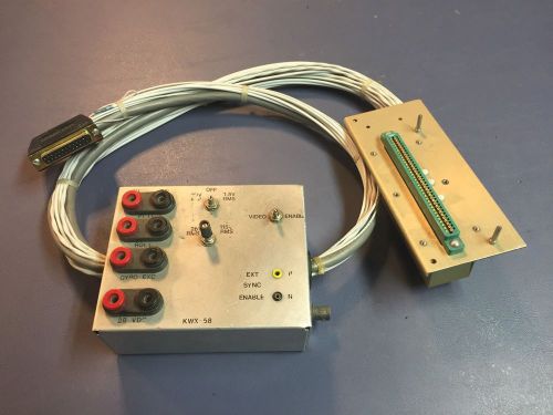 King kwx-58 radar test set/jig wiring harness