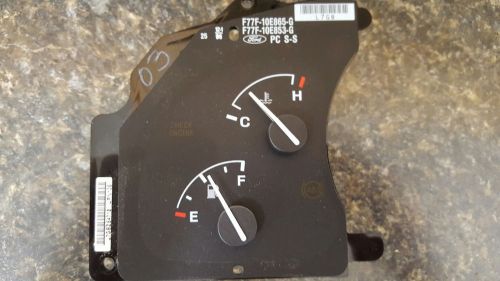 Ford ranger explorer instrument cluster water temp fuel level