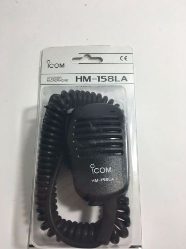 Icom hm-158la compact speaker mic w/ alligator clip