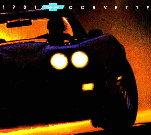 1981 chevy corvette brochure -corvette coupe-5.7l 350 v8-chevrolet corvette