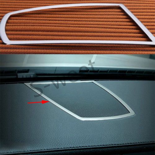 Stainless inner middle console speaker cover trim for bmw 7 series f01 f02 10-15