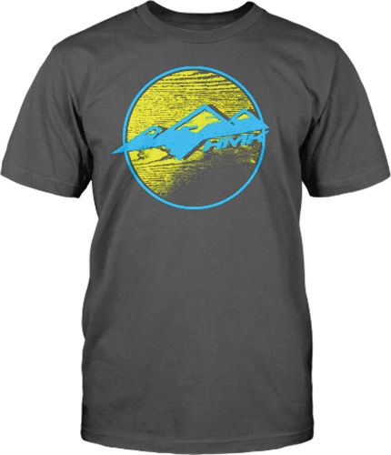 Hmk sunset logo tshirt charcoal - five adult sizes