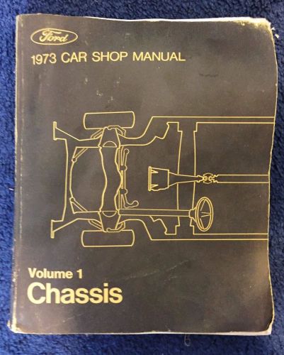 1973 mustang, cougar, xr7, maverick,pinto shop manuals (6) 1973 mercury/ford