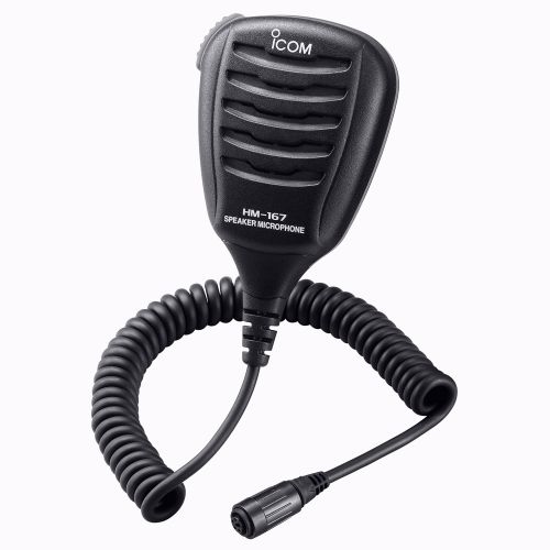New icom hm167 hm-167 speaker mic - waterproof