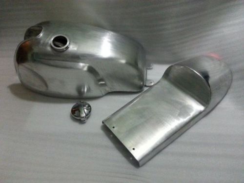 Yamaha sr500 cafe racer body kit manx gas fuel petrol tank &amp; seat pan aluminium