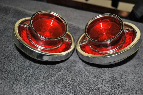 64 chevrolet impala nos tail light assemblies bezels &amp; lenses