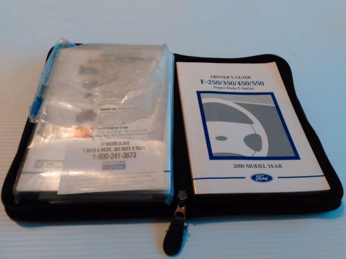 2000 ford f250 350 450 550 super duty 7.3 diesel owners manual books guide case