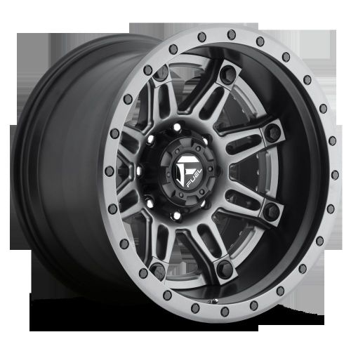 Fuel 2 piece  hostage d232  matte gunmetal  20x10  (-19)  6x139.7