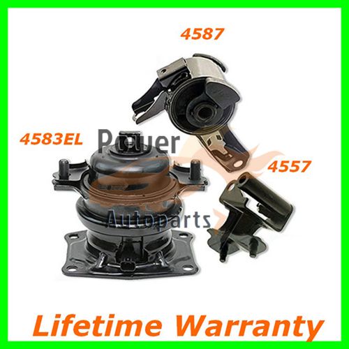 Motor &amp; trans mount 3pc for: 2007 honda odyssey 3.5l