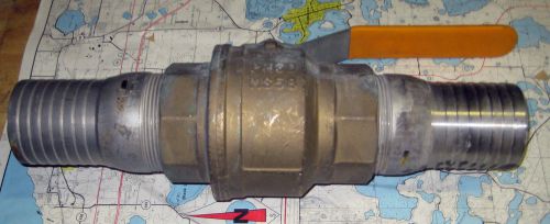 450 cwp pn30 ms58 3&#034; ball valve with ss nipples