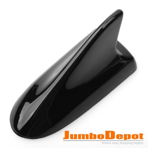 1x black shark fin style dummy aerial antenna decor car roof top for audi a4 a6