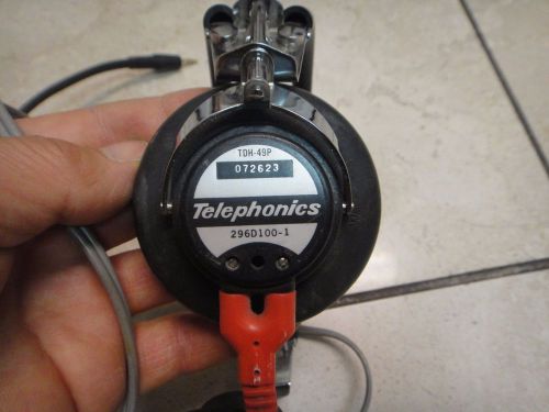 Vintage telephonics tdh-49p  headphones usaf airplane aviation collector&#039;s item