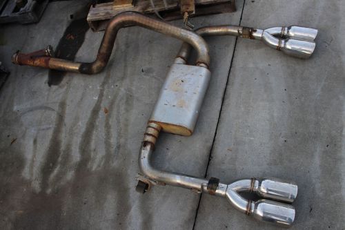 93-02 camaro/firebird lt1 ls1 flowmaster exhaust system w/ magnaflow tips used