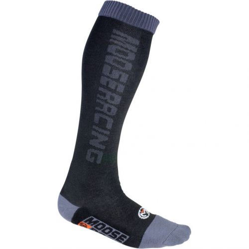 Moose racing mens classic moto socks black size m/l - l/xl