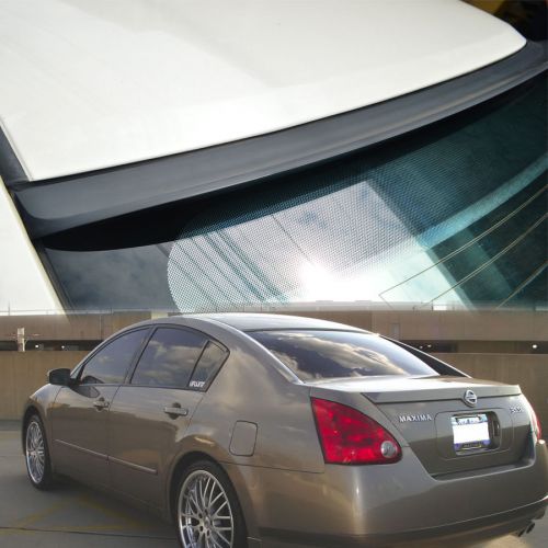 Unpainted rear roof window spoiler 04-08 for nissan maxima a34 sedan k type wing