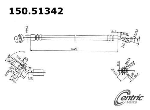 Centric (150.51342) brake hose