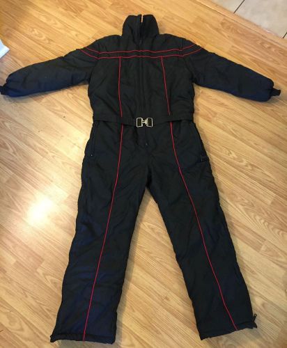 Kids large yamaha snowsuit ski snow suit snowmobile insulated leg zip maxim wear