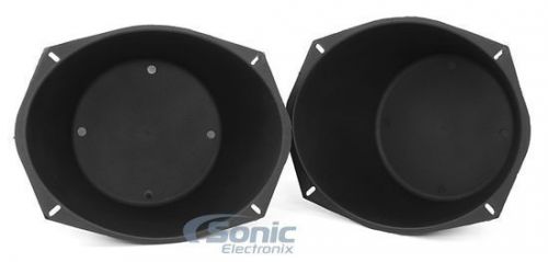 New! metra 81-6900 universal abs speaker baffles for 6&#034; x 9&#034; speakers