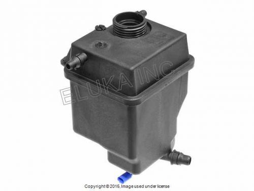 Bmw genuine coolant expansion tank with level sensor and bleeder screw e53