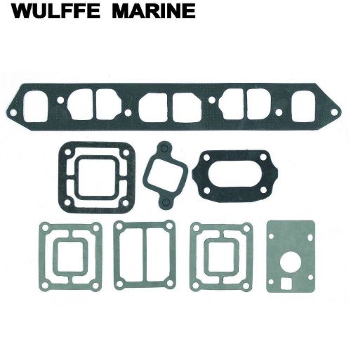 Exhaust manifold gasket set omc 2.5l 120 hp-3.0l 140 hp 1985-88 4 cyl 18-4369