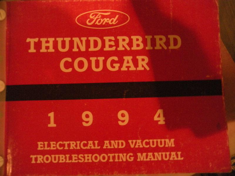 1994 ford thunderbird / cougar wiring service manual 