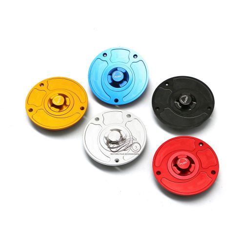 Cnc keyless fuel gas tank cap for honda yamaha kawasaki suzuki