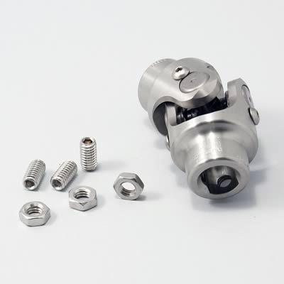 Flaming river steering u-joint stainless steel natural 3/4" dd 13/16" 36-spline