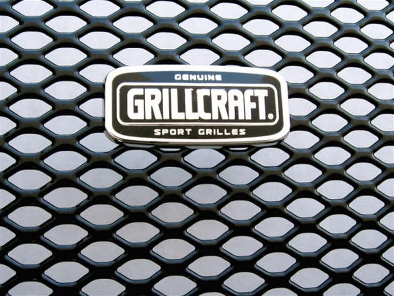 2001-2003 honda civic grillcraft black upper 1 pc grille insert grill hon1119b