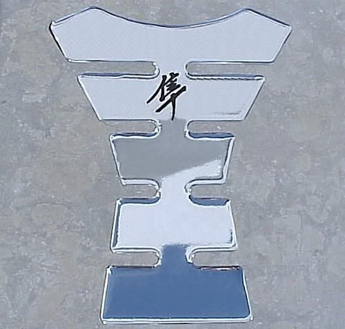 1999-2014 suzuki hayabusa chrome tank pad