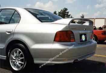 Painted mitsubishi galant factory style i spoiler 1999-2003