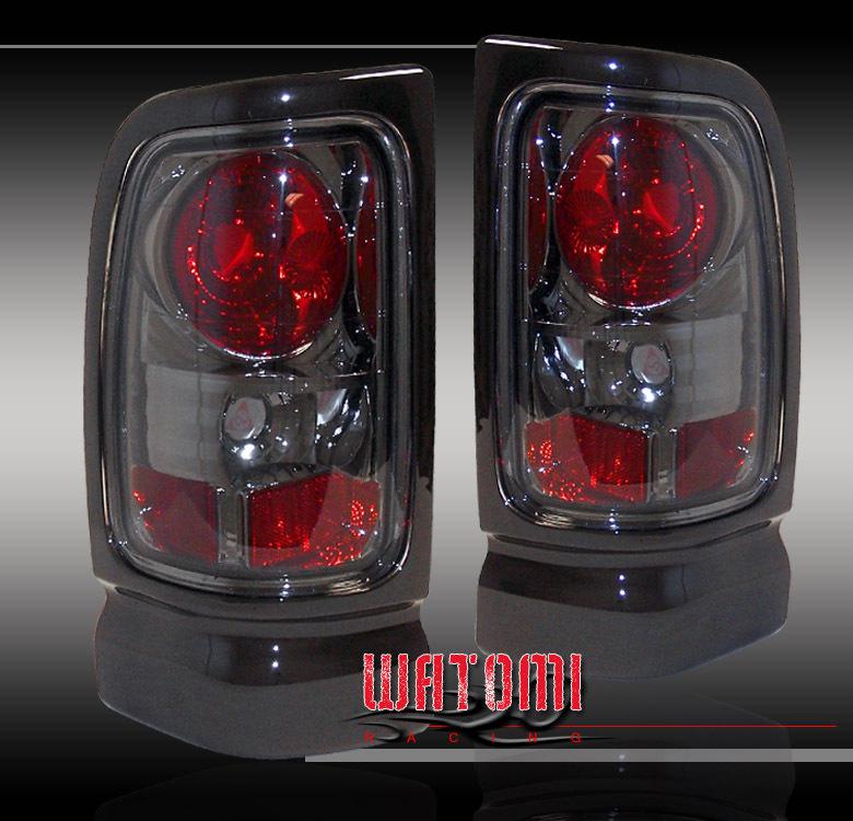 1994-2001 dodge ram 1500 2500 tail lights smoke 1995 00