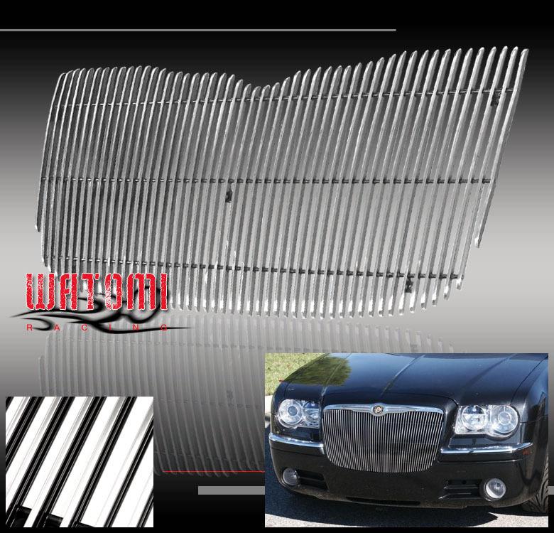 04-07 chrysler 300 300c vertical upper billet grille 05