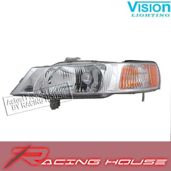 L/h headlight driver side lamp kit unit replacement 1999-04 honda odyssey