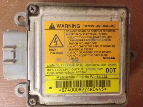 Nissan/infiniti xenon headlight hid ballast used oem