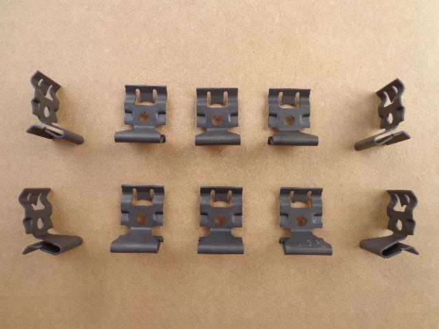 10 window reveal molding clips! - 1955-64 cadillac, 61-64 impala, 55-60 gm 28-26