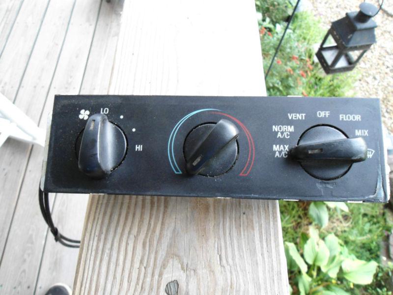 1994 mustang gt heat ac control ford air conditioning controller complete