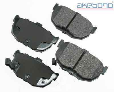 Akebono act464 brake pad or shoe, rear-proact ultra premium ceramic pads