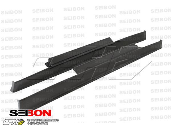 Seibon carbon fiber ss-style carbon fiber side skirts kit auto body nissan gtr 0