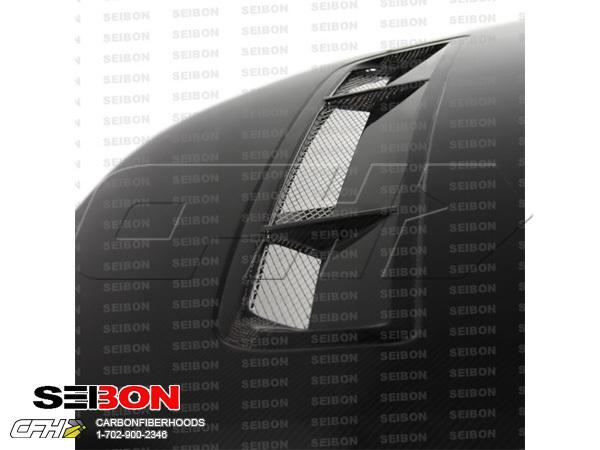 Seibon carbon fiber gt-style carbon fiber hood kit auto body ford mustang, shelb