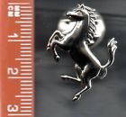 Ferrari hat badge or lapel pin in silver nickle x 3 - free p&amp;p uk