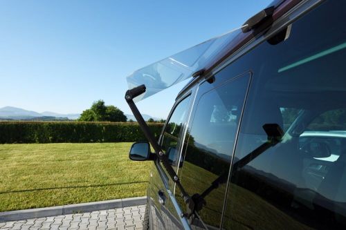 Volkswagen t5, t6, t7 - canopy above the side sliding window-