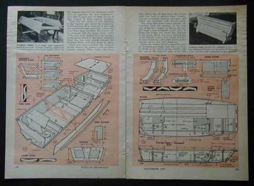 11&#039; duckboat / fishing jonboat camping boat how-to build plans