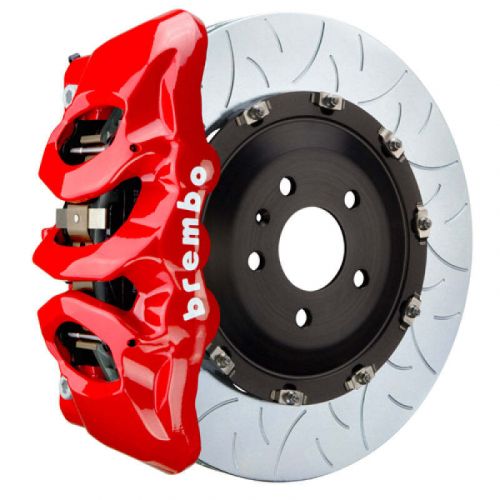 Brembo 1t3.9010a2 fits bmw 08-13 m3 front 2pc rotor slotted type-3 - red