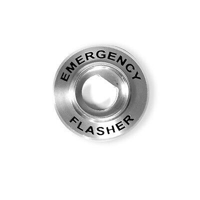 C8tz-10852-ebl scott drake emergency flasher bezel and knob, billet