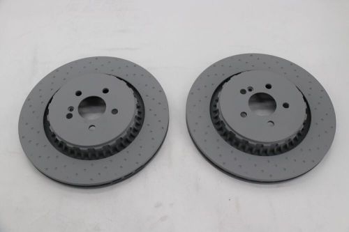 For mercedes cl63 cl65 s63 s65 rear brake disc rotors &amp; brake pads w/sensor set